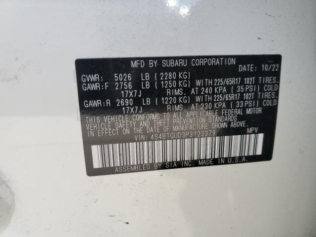 4S4BTGUD3P3123379 Subaru Outback Wilderness