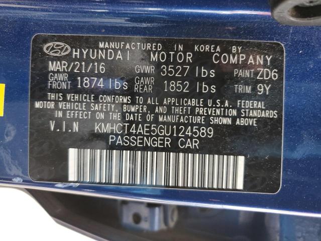 2016 HYUNDAI ACCENT SE - KMHCT4AE5GU124589