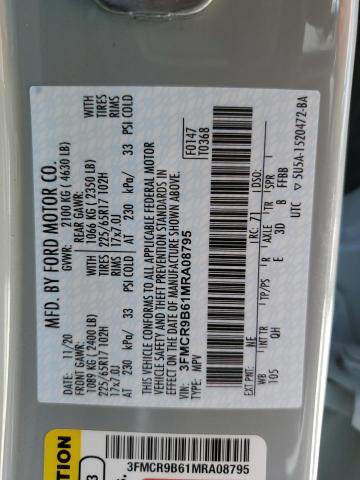 3FMCR9B61MRA08795 Ford Bronco Sport Big Bend