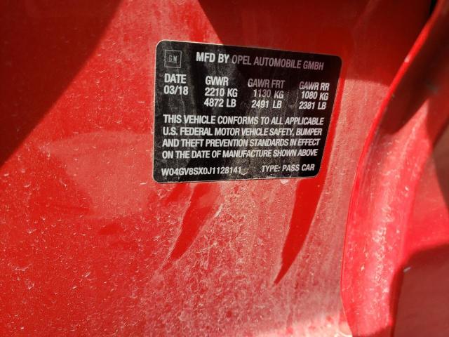 2018 BUICK REGAL TOUR W04GV8SX0J1128141