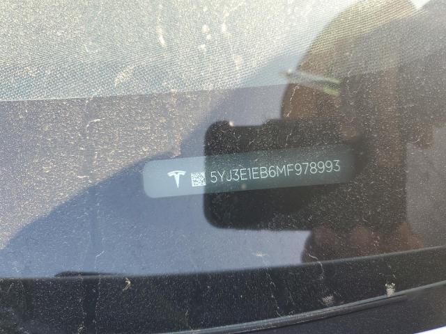 5YJ3E1EB6MF978993 | 2021 TESLA MODEL 3