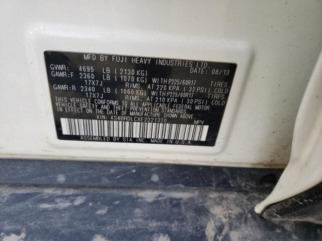 4S4BRDLCXE2221320 Subaru Outback 3.6r Limited
