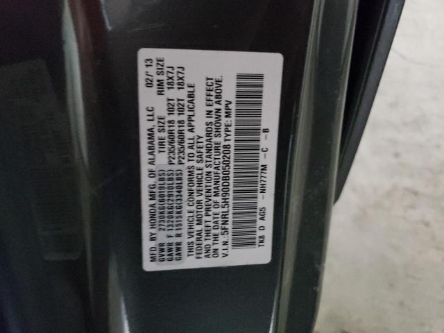 5FNRL5H90DB050208 2013 HONDA ODYSSEY - Image 13