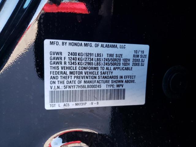 2020 HONDA PASSPORT E - 5FNYF7H56LB000245