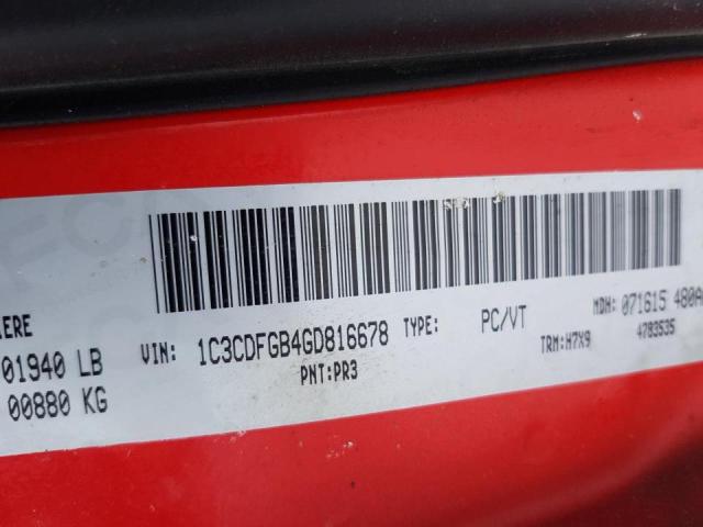 2016 DODGE DART GT SP - 1C3CDFGB4GD816678