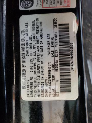 JN1AZ4FH8HM940570 Nissan 370Z BASE