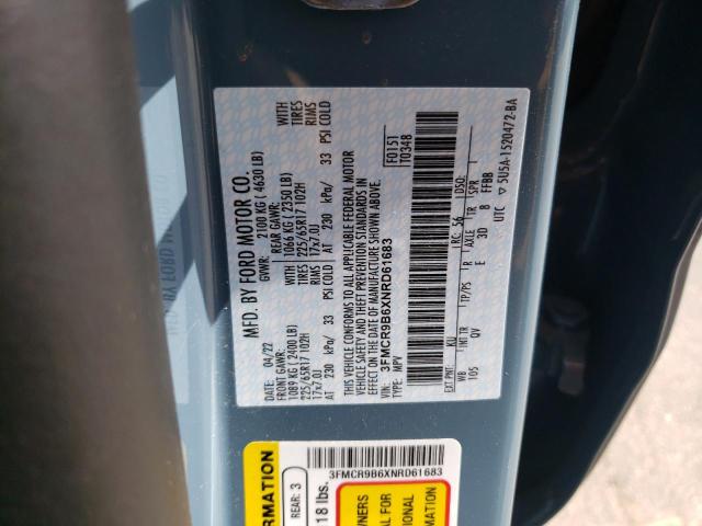 3FMCR9B6XNRD61683 Ford Bronco Sport Big Bend