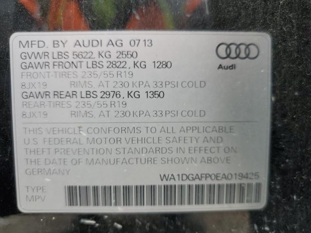 VIN WA1DGAFP0EA019425 2014 Audi Q5, Premium Plus no.13