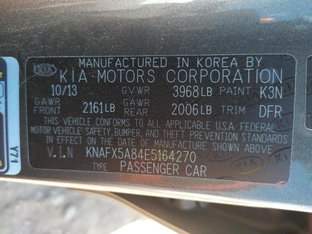 KNAFX5A84E5164270 KIA FORTE EX