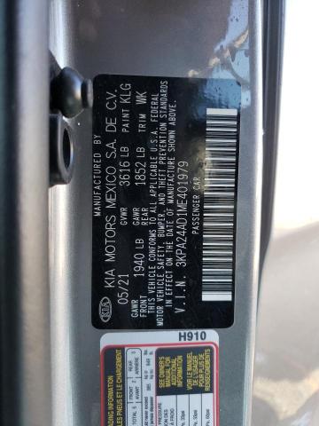 3KPA24AD1ME401979 KIA RIO LX