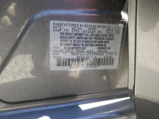 3N1AB7AP2HY241047 Nissan SENTRA S