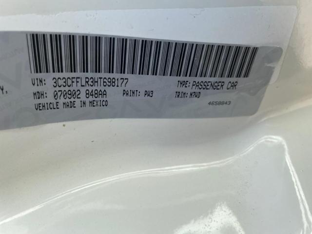 3C3CFFLR3HT698177 Fiat 500 POP