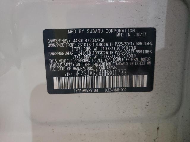 JF2SJARC4HH801733 Subaru Forester 2.5i Limited