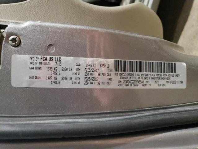 2015 DODGE GRAND CARA - 2C4RDGCG2FR745540