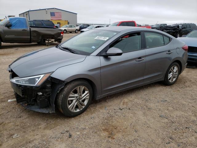 Salvage cars for sale from Copart Amarillo, TX: 2019 Hyundai Elantra SEL