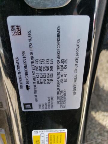 1GKS2BKD6MR271696 GMC YUKON SLT