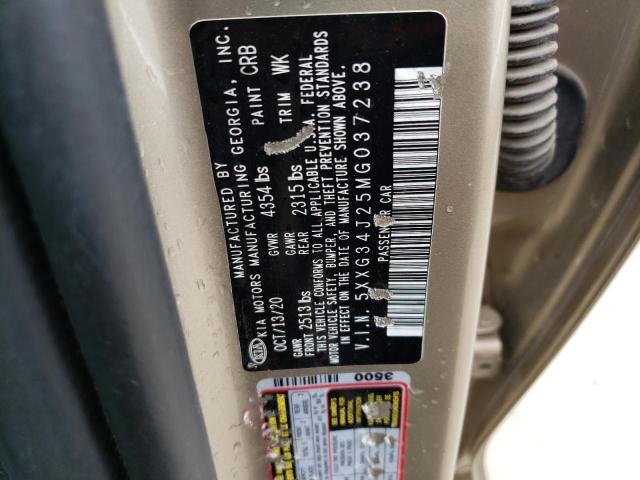 2021 KIA K5 EX - 5XXG34J25MG037238