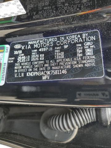 KNDPN3AC9K7581146 KIA Sportage Ex