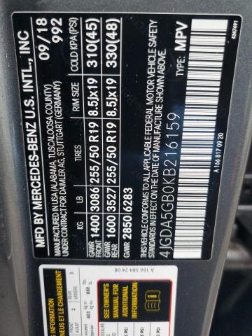 4JGDA5GB0KB216159 Mercedes-Benz Gle 400 4matic