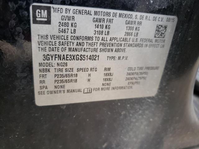 3GYFNAE3XGS514021 Cadillac SRX