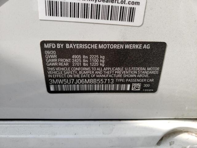 3MW5U7J06M8B55713 BMW M340I