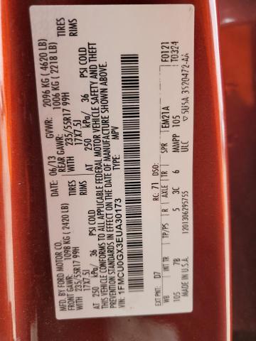 1FMCU0GX3EUA30173 Ford ESCAPE SE