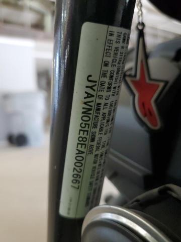 2014 YAMAHA MOTORCYCLE JYAVN05E8EA002667