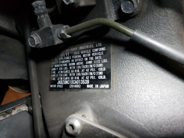 2012 KAWASAKI ZG1400 C - JKBZGNC1XCA013539