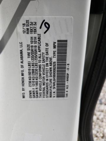 5FNRL6H98KB062626 2019 HONDA ODYSSEY, photo no. 13