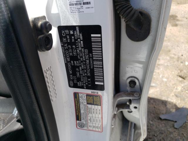 3KPA24ADXME392103 KIA RIO LX