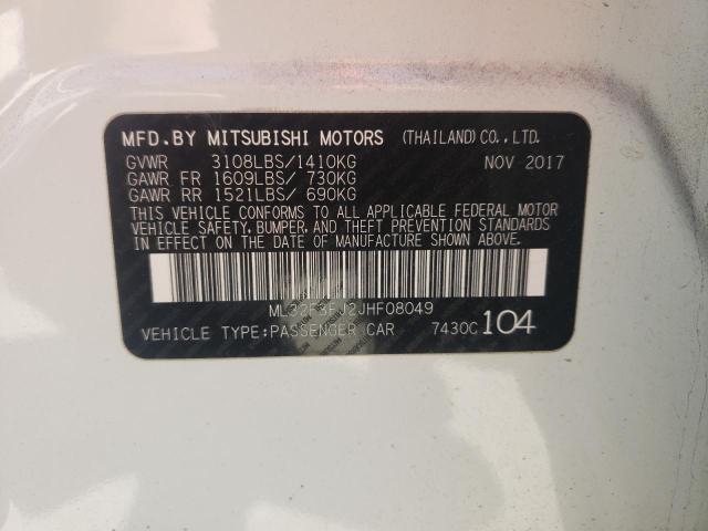 2018 Mitsubishi Mirage G4 1.2L из США