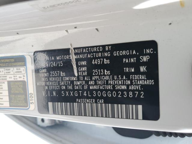 5XXGT4L30GG023872 KIA Optima Lx