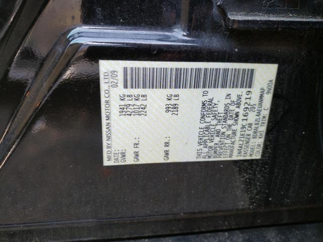 2009 Nissan Altima 2.5 VIN: 1N4AL21E19C169219 Lot: 47660813
