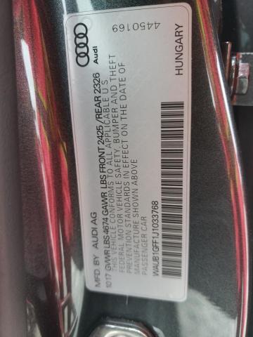 2018 AUDI S3 PREMIUM - WAUB1GFF1J1033768
