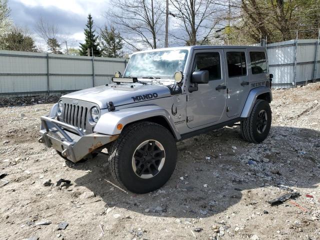 Salvage cars for sale at Mendon, MA auction: 2015 Jeep Wrangler Unlimited Sport