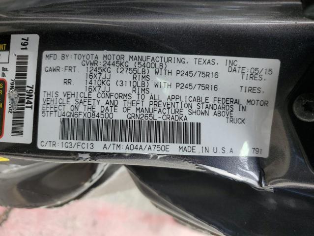 2015 TOYOTA TACOMA PRE - 5TFTU4GN6FX084500