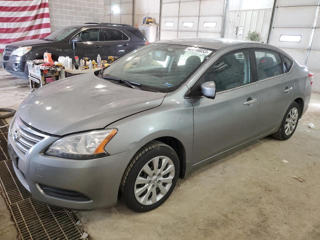 Salvage cars for sale from Copart Columbia, MO: 2014 Nissan Sentra S