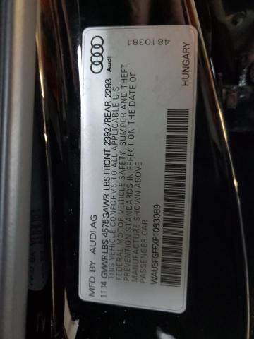 2015 AUDI A3 / S3 - WAUBFGFFXF1083089