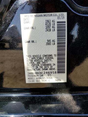 1N4BL4BV2KC246958 Nissan ALTIMA S