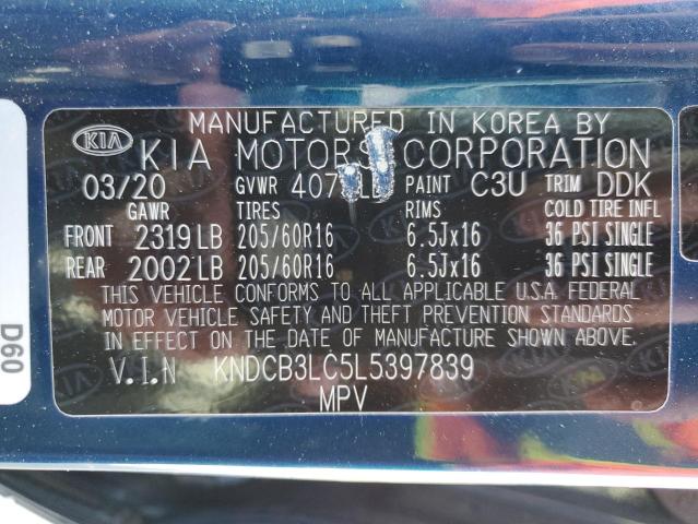 KNDCB3LC5L5397839 KIA NIRO LX