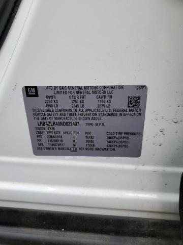 2022 BUICK ENVISION P - LRBAZLR40ND022497