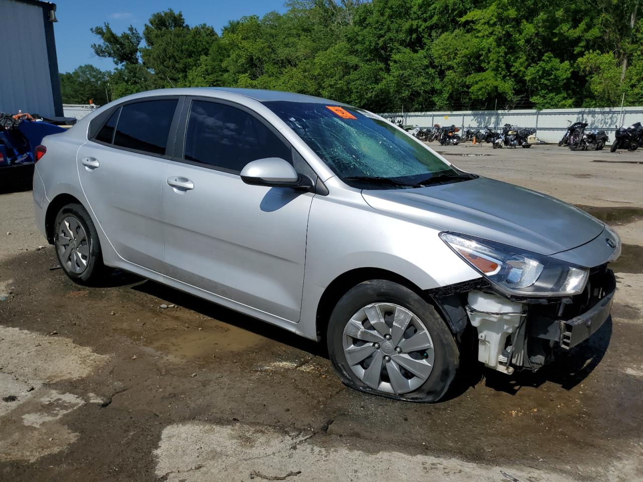 Lot #2047272952 2020 KIA RIO LX