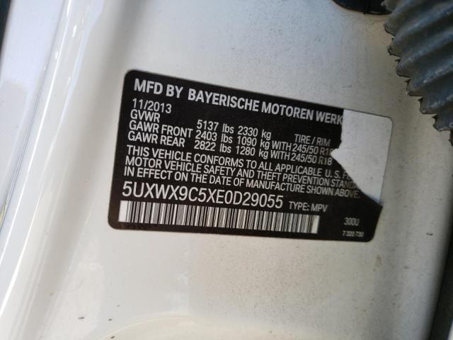 5UXWX9C5XE0D29055 BMW X3 Xdrive28i