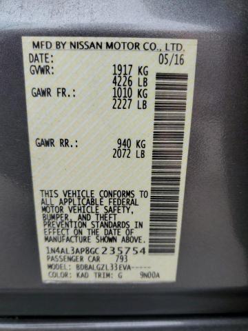 1N4AL3AP8GC235754 Nissan ALTIMA 2.5