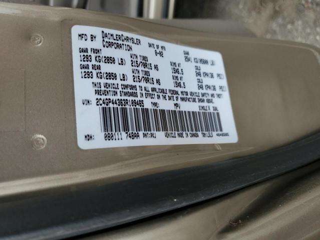 2C4GP44363R109465 Chrysler Town & Country Lx