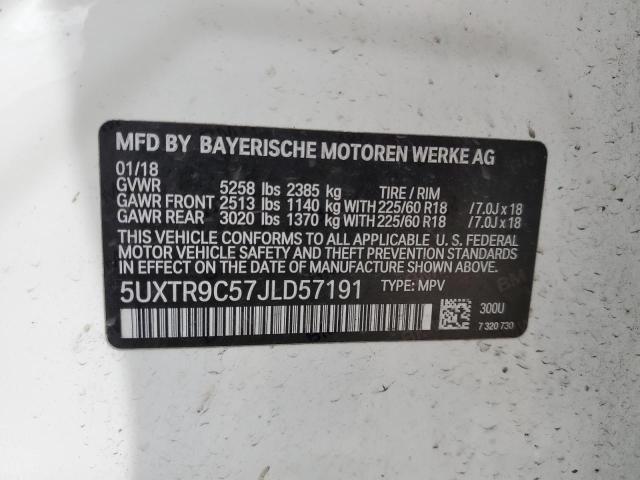 5UXTR9C57JLD57191 BMW X3 Xdrive30i