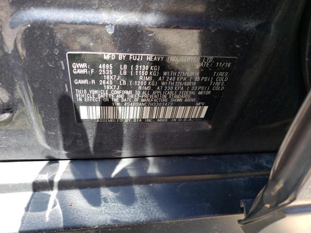 4S4BSANC7H3303472 Subaru Outback 2.5i Limited