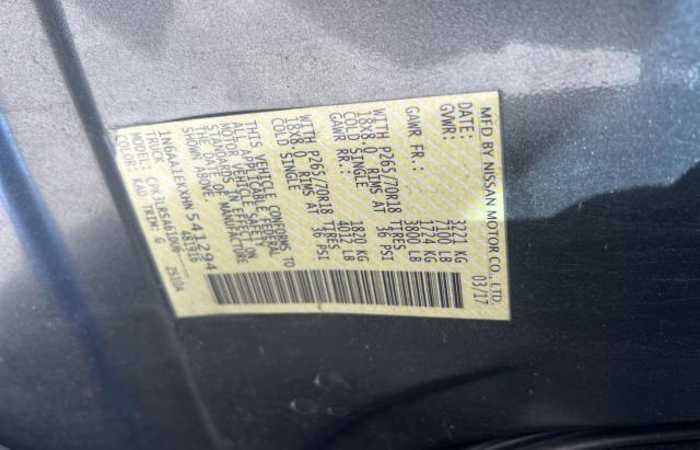 1N6AA1EKXHN541294 Nissan TITAN S