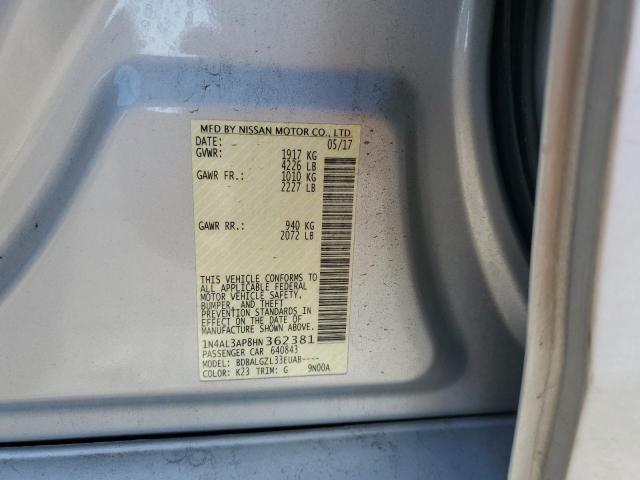1N4AL3AP8HN362381 Nissan ALTIMA 2.5