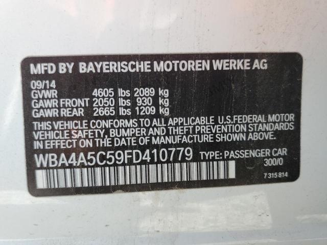WBA4A5C59FD410779 BMW 428 I Gran Coupe